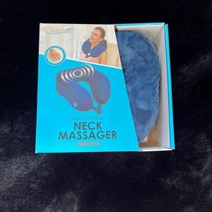 HealthTouch Memory Foam Neck Massager with Vibration - Relaxation & Comfort